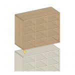 Postverteiler Regal Aufsatz