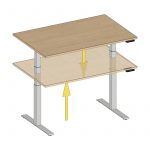 Sitz- Stehtisch Schreibtisch